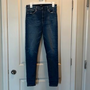 Hudson Barbara Super Skinny Medium Wash Size 30. High waist.